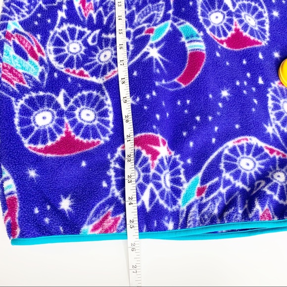 Patagonia synchilla snap t harvest moon owl patterned Fleece - Picture 9 of 9